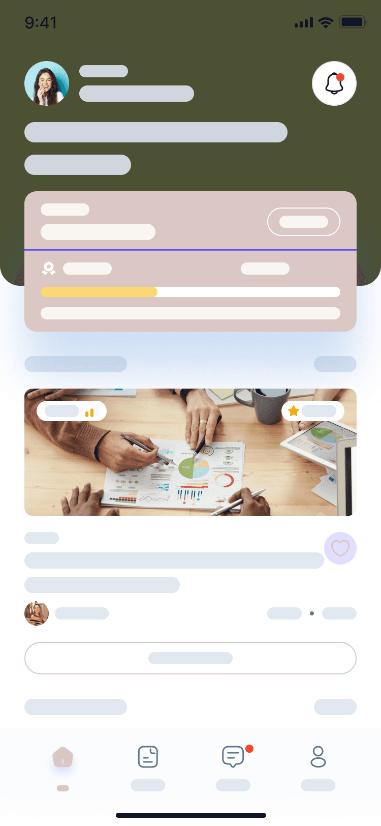 Power Moves app screen — mentoring dashboard